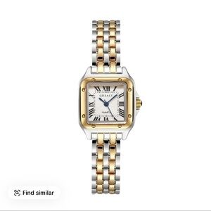 Two-Tone Gold and Silver Women's Watch
